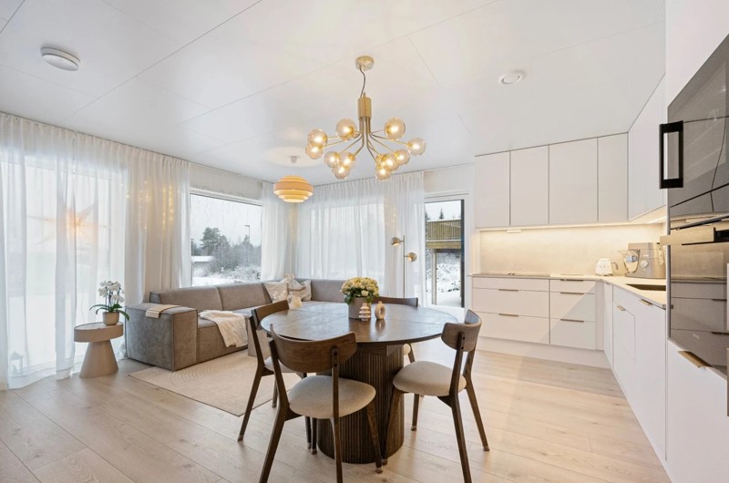 Frittliggende eneboliger med alt på en flate og livsløpsstandard i Revetal