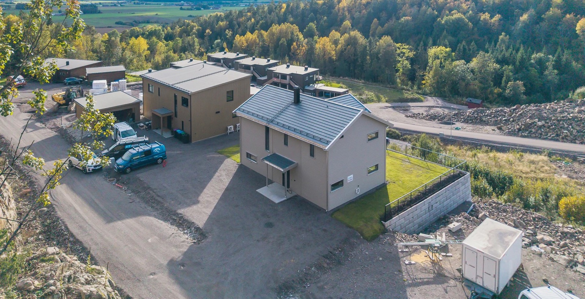 Enebolig med 2 etasjer i Lefsrødåsen, Revetal