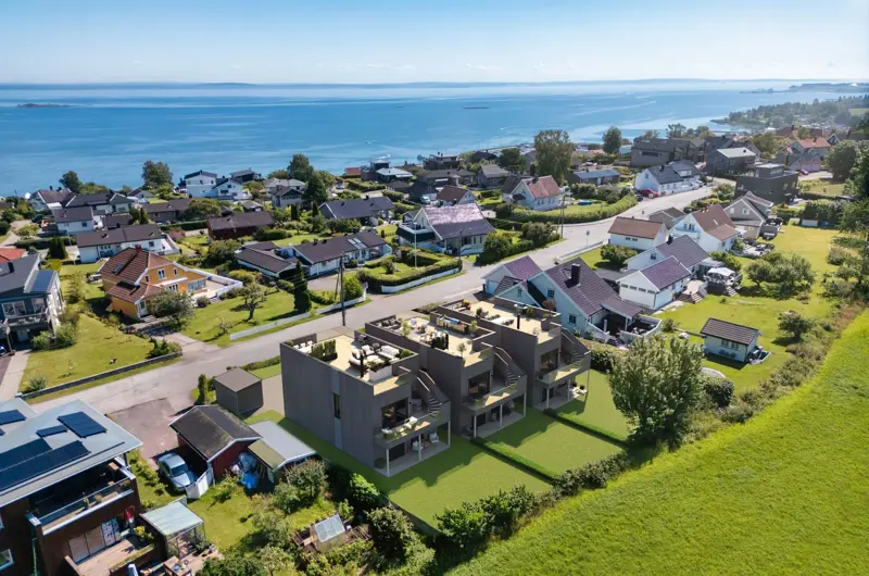 Eneboliger med takterrasse i Åsgårdstrand
