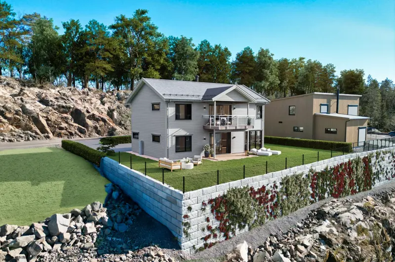 Enebolig med 2 etasjer i Lefsrødåsen, Revetal